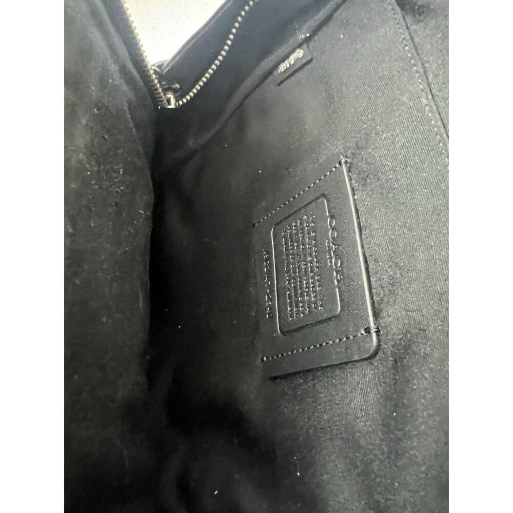 Coach West Pack‎ Bag In Refine Pebble Leather Black 2540 - Picture 4 of 6
